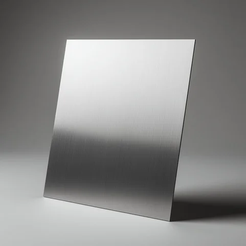 Анодированный лист серебро матовый 0.5х1220х2500 мм