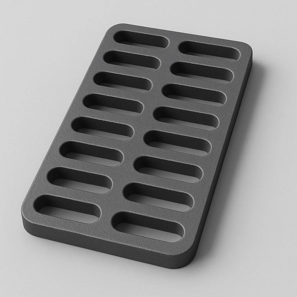 Чугунная решетка ливневая 750х500х30 мм 65 кг СЧ20