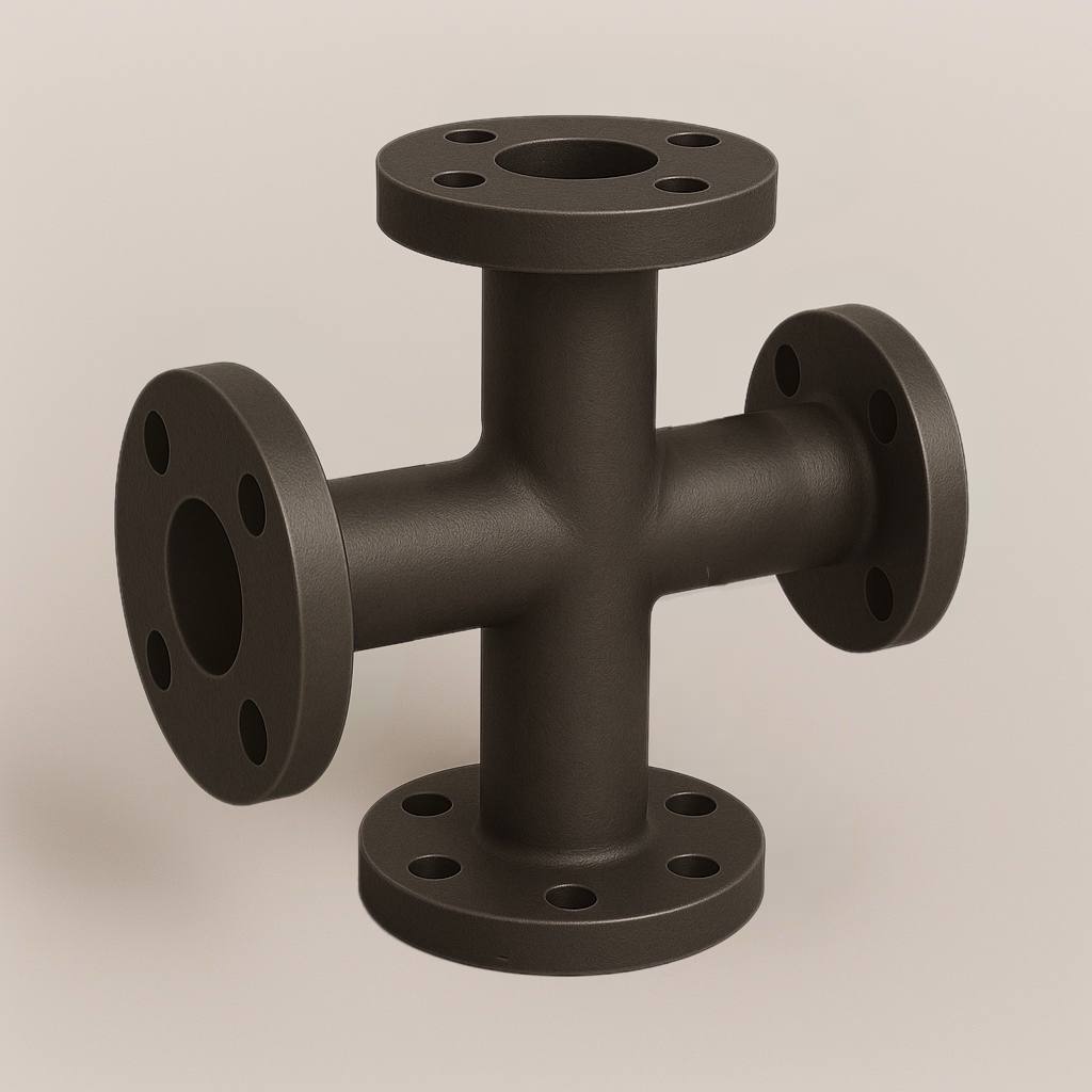 Крестовина чугунная переходная 32 мм ГОСТ 8952-75