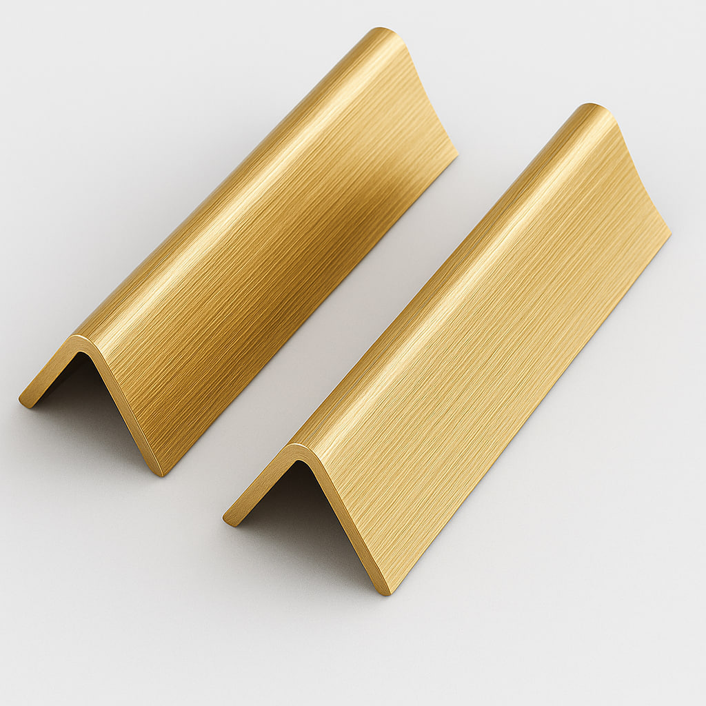 Латунный профиль Г-образный 15 мм Л63