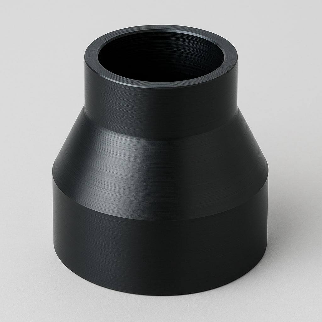 Переход ПНД приварной концентрический ДУ 110 РУ 63