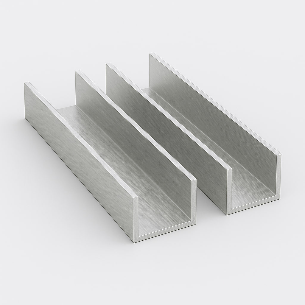 Алюминиевый швеллер 7х25.4х1.2х1.2х1.2х1000 мм 1915 ГОСТ 13623-90